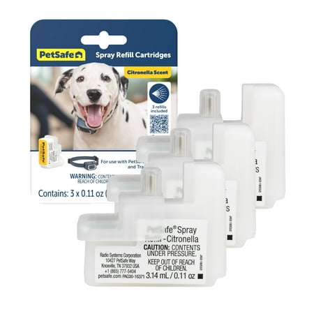 UPC: 0729849163713 | PetSafe Spray Refill Cartridge for PetSafe Dog Spray Collars  Citronella  3-Pack