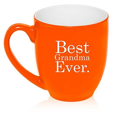 16 oz Large Bistro Mug Ceramic Coffee Tea Glass Cup Best Grandma Ever