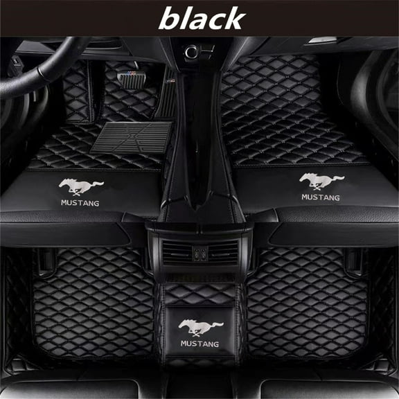 CHEYIXUAN Car Floor Mats Custom Fit For Ford Mustang Mustang Mach-E 2011-2024 Year Floor Liner Floor Mats Carpets Car pads Auto Mats
