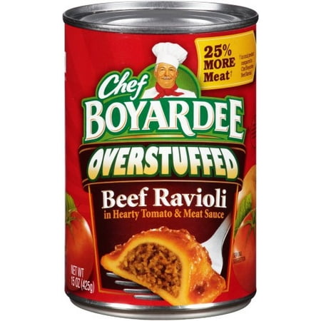 Chef Boyardee Big Beef Ravioli, Overstuffed