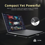Dell XPS 13.4 3K OLED Touchscreen Laptop, Snapdragon X Elite X1E-80, 16GB RAM, 2TB Storage (1TB SSD+1TB Docking Station Set), Copilot+ PC, Backlit Keyboard, Fingerprint Reader, Win 11 Pro, Graphite