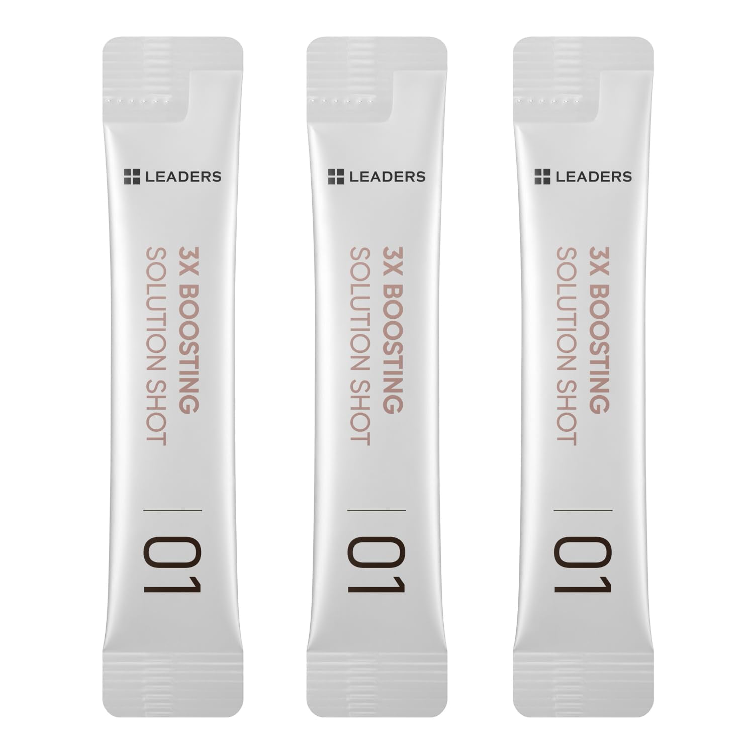 LEADERS 3X Boosting Modeling Mask | 3-Step Korean Skincare with Vitamin, Tea Tree & Collagen | For Dull, Tired Skin | Helps Restore Radiance, Vitality Glow | Revitalize Skin - 3 Pack (Vitamin)