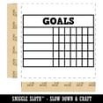 thumbnail image 2 of Goals Weekly Habit Tracker Grid Fill-In Self-Inking Rubber Stamp Ink Stamper - Black Ink - Large 1-1/2 Inch, 2 of 7