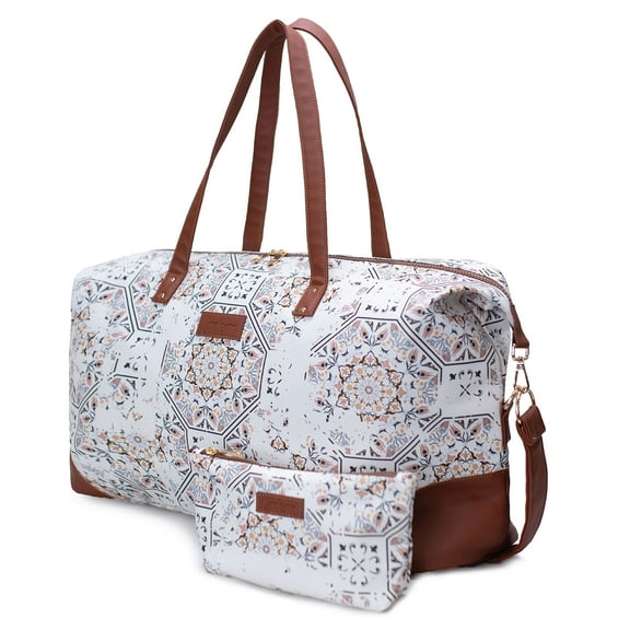 Jadyn Luna Women's Weekender Bag and Travel Duffel, Large 37 Liter Capacity (Mosaic)
