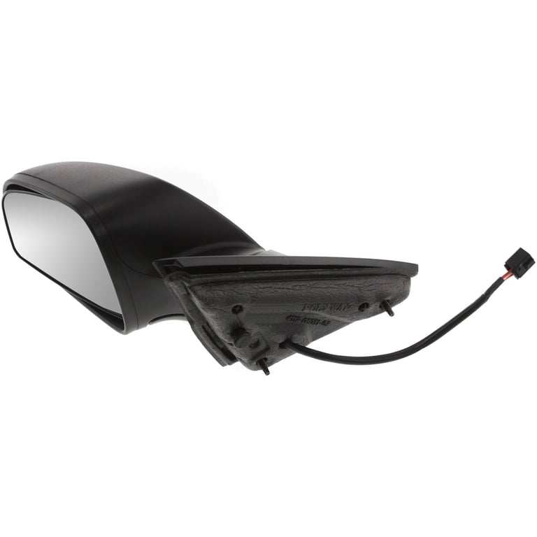 Driver Side Mirror For Chevy Malibu LT & Saturn Aura Hybrid | Power Adjustable, Manual Fold, Black 1 thumbnail image