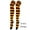 Orange, variant on GZWYHT Socks for Women Stockings for Women 1 Pair High Long Stockings For Womens Over Knee Socks Party Socks Knee High Long Striped Stocking Socks Cute Socks Slouch Socks Army Green One Size