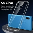 thumbnail image 4 of Case for Samsung Galaxy A20 A30, Crystal Clear Non-Slip Anti-Yellowing Shockproof Protective Cover, Hard Plastic Back & Soft TPU Frame Thin Phone Case for Samsung Galaxy A20 A30 6.4 inch, 4 of 7