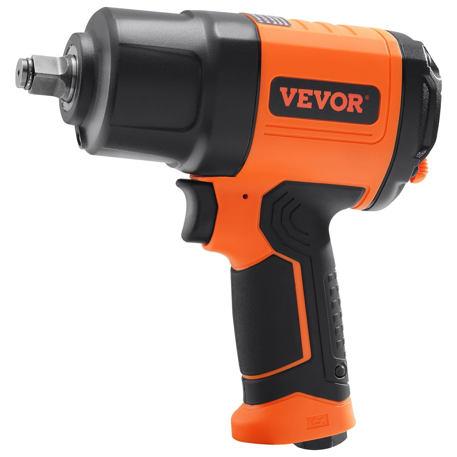 1/2 Inch Square Drive Air Impact Wrench with 1400 Foot-Pound Nut Busting Torque 90-120 PSI for Automotive Repair