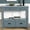 Blue, variant on 36'' Pine Wood Entry Table | Great for Bedroom Organization | Boasts Spacious Top and Shelf
