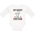 thumbnail image 3 of Inktastic Doctor Daddy Physician Baby Gift Boys or Girls Long Sleeve Baby Bodysuit, 3 of 5