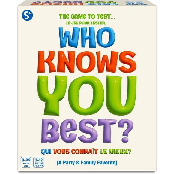 shiyou-Card Game - Who Knows You Best? Family Party Game for Boys, Girls, Teens, Adults, Fun for Game Nights, Gifts for Ages 8, 9, 10 and Up