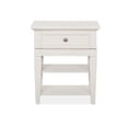 thumbnail image 2 of Magnussen Home Willowbrook Egg Shell White Open Nightstand, 2 of 17