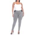 thumbnail image 2 of White Mark Women's Plus Size High Waisted Leggings, 2 of 5