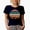 Navy Blue, variant on Ask Me About My Lipstick, Cosmetics or Beauty Themed Merch Gift for Makeup Artist or Lovers, Cosmetologists & Beauticians, Black T-Shirt, X-Large
