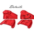 thumbnail image 3 of Chandail à Capuchon de Sport pour Hommes à Manches Longues Mode Urbaine Hip Hop Tops, 3 of 5