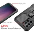 thumbnail image 6 of Dteck for Samsung A54 5G Case with Foldable Kickstand, Military Grade Rugged Shockproof Anti-Drop Fit Magnetic Car Mount Anti-Slip Anti-Fingerprin Case, Gray, 6 of 8