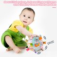 thumbnail image 3 of Baby Cloth Ball Toy With Sound Effects Colorful Fun Patterns Soft Ball Toy Novelty Gift For Toddler Infants, 3 of 5