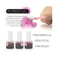 thumbnail image 4 of Mia Secret Rubber Gel a long-lasting shine - Pink Peony ( 0.5 oz /15 ML ), 4 of 5