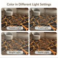 thumbnail image 7 of ODIKA 6'x9' Washable Area Rug Abstract Volcanic Crater Illusion Featuring Deep Swirl Motifs for Family Room, Living Room, Master Bedroom, Non-Slip, Easy Care, 7 of 7