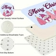 thumbnail image 4 of putnchl Christmas Kitchen Anti-slip Mat Carpet Flannel Doormat Two-piece Set, 4 of 4