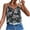 Black womens tops summer, variant on USSUMA Sleeveless Womens Blouses and Tops Dressy Floral Print Plus Womens Tops Casual Spaghetti Strap Flowy Camis Tanks T-Shirts Shirt for Women Trendy V Neck Tunic Plus Size