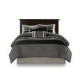 thumbnail image 3 of Madison Park Palmer 7 Piece Comforter Set in Black, 3 of 6