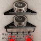 thumbnail image 4 of Shower Shelf Set Black White And Gunmetal Triangular Shelves Rust-proof Wall-mounted Adhesive Shower Storage, 4 of 6
