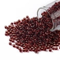 thumbnail image 2 of 10 g TOHO Round Seed Beads Japanese Seed Beads (2153S) Silver Lined Dark Cherry Amber 8/0 3mm Hole: 1mm 222pcs/10g, 2 of 5
