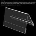 thumbnail image 4 of Uxcell 3.51 x 2.34inch Acrylic Desk Nameplate Holders,15Pcs Transparent Name Tent Holders, V-Shaped, 4 of 6