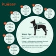 thumbnail image 3 of Kuoser Reversible Waterproof Dog Coat Warm Pet Jacket with Reflective Strip - Blue, 3XL, 3 of 8