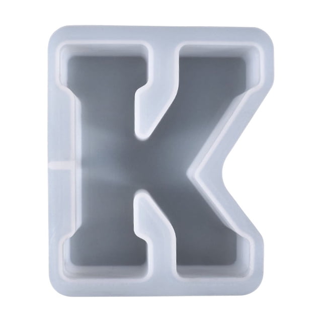 Xihbxyly Letras de Gel de Cristal para Hacer Tú Mismo, Moldes Grandes de Resina para Alfabeto, Diseño Flexible y Reutilizable, Decoración de Escritorio, Fabricación de Jabón de Cera de Vela, Decoraci