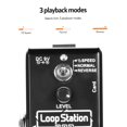 thumbnail image 2 of Pedal de efectos Loop Station Mini Guitar Looper 10 minutos, 2 of 8