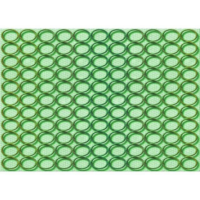 Ahgly Tapis Rectangulaire Lavable en Machine Intérieur Transitionnel Vert Lime Foncé, 5 Pieds x 7 Pieds