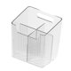 thumbnail image 3 of Caja de almacenamiento para baño, contenedor de almacenamiento, diseño de rejilla dividida, organizador transparente para el hogar Blanco, 3 of 8