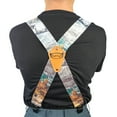 thumbnail image 4 of Men's Industrial Strength Suspenders 2 inch Partial Elastic Tradesperson's Camouflage Suspenders, 4 of 9