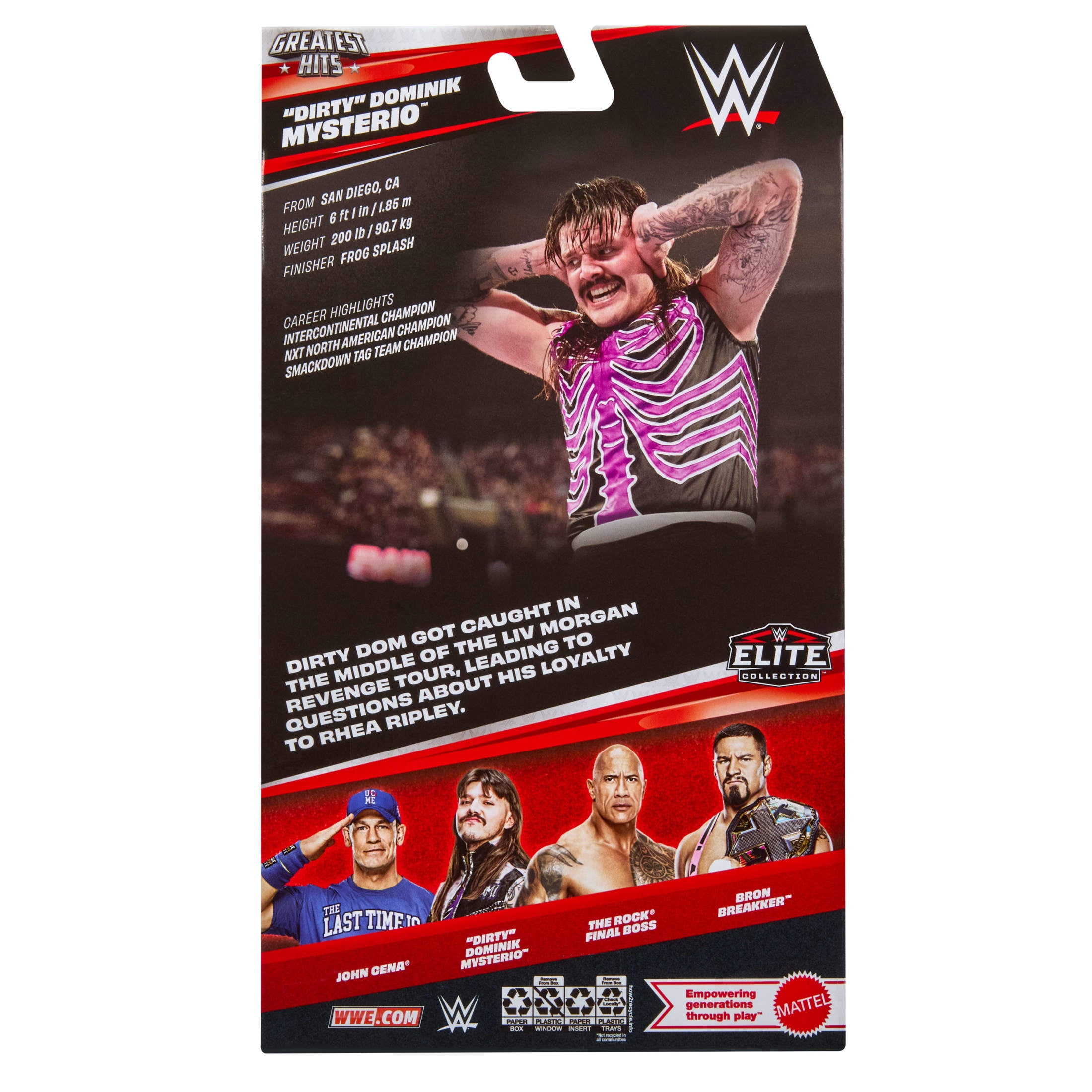 WWE Elite Action Figures, 6-inch Collectible Set with Articulation & Accessories (Styles May Vary)