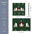 thumbnail image 2 of Yayeee Toggle Light Switch Wall Plate 2-Gang 4.56"x4.48" Decorative Outlet Cover, Christmas Santa Hats, 2 of 7
