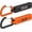 Black + Orange Bitrail, variant on Screwdriver Bit Holder Storage Organizer – Railer 10-Hole Black Bit Holder with Carabiner - 2 Pack