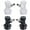 Black Barb+Grey Barb, variant on BE-TOOL Ball Lock Disconnect 1/4” Barbed End Wine Barrel Faucet Black/Grey