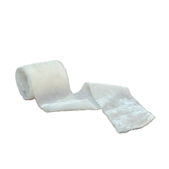 Ivory Velvet Ribbon for Crafts - 2" x 1 Yard, 3 Rolls, Wedding, Reception, Bridal Shower, Embellishments, Valentine's Day, DIY, Gift Bow, Hair Bows, Christmas