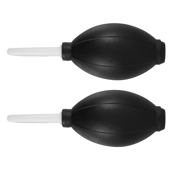 Masteelf  2 Pcs Clean Air Blower Cleaning Snow Spherical Wardrobe Digital Camera Pneumatic Black