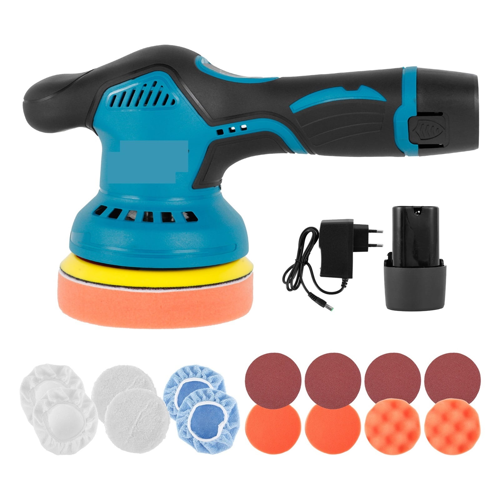 Buffer Polisher 12V Cordless Battery Powered Electric Polishing Machine With 8 Adjustable Speed Rechargeable Hand-held