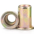 thumbnail image 1 of Tuerca remachable moleteada de acero inoxidable 304, tuerca remachable plana, tornillo de ariete, tapa de extracción, tuerca de casquillo de extracción M4/M5/M6, 1 of 4