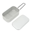 thumbnail image 1 of Boîte à Lunch Crémaillère Ensemble 304 Poignée Pliable en Acier Inoxydable Camping Bento Boîte pour Pique-Nique Randonnée Pêche, 1 of 8