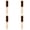 Khaki 4PCS, variant on CY5O5ee 1PCS Slick Back Hair Brush for Smoothing Ponytail Wooden Styling Tool ThickBristles with Handle for Sleek Ponytails, Buns & Men'S Beard Grooming