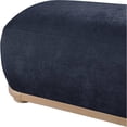 thumbnail image 6 of Meridian Furniture Calum Navy Chenille Fabric Bench, 6 of 17