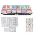 thumbnail image 3 of Face Painting Pigment, Face Paint Kit 12 Colors High Saturation  For Beauty Salon For Home, 3 of 8