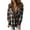 Navy, variant on Womens Fashion Shacket Casual Long Sleeve Plaid Jacket with Pocket Button Plush Hooded Coat Winter Coats for Women Shackets for Women Pink XL