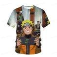 thumbnail image 1 of Naruto Family Inner Leaf Camiseta negra para hombre Naruto Shippuden Kakashi Story Camiseta unisex para adultos Talla para niños 90-160 Summer T-shirt140 heqiyong CONDUJO, 1 of 2