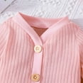 thumbnail image 5 of Gubotare Baby Toddler Girls Clothing Sets Baby Girl Clothes Long Sleeve Sweatshirts and Pants Baby Clothes Size 6 9 Months (Pink,6-9 Months), 5 of 6